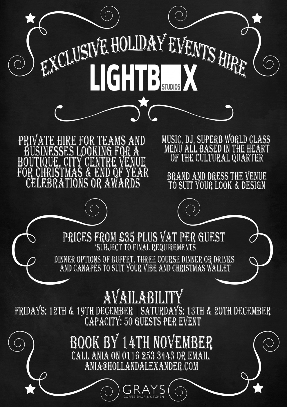 Lightbox Studios Exclusive Holiday Events Hire JPEG